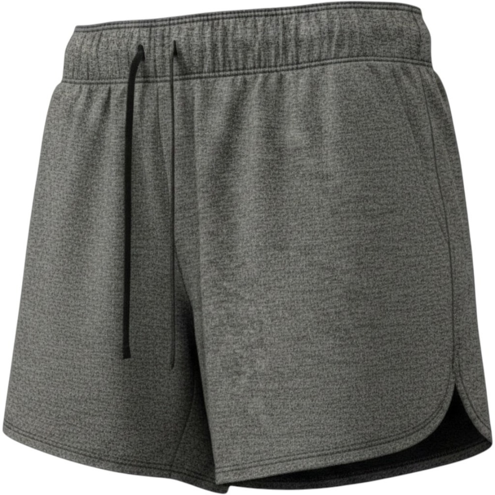 Nike Dri-FIT Womens Training Shorts Charcoal Heather Grey CJ2299-013 Size M